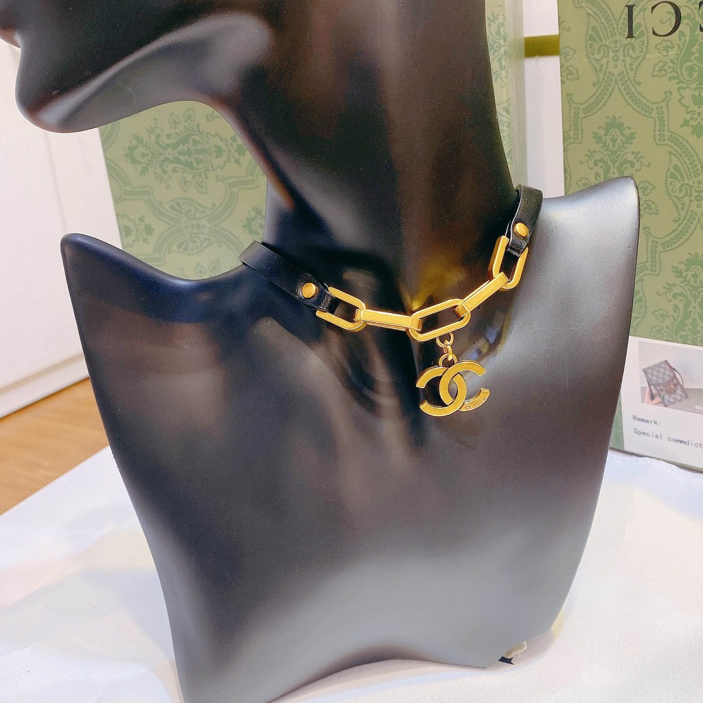 Choker - Vòng Cổ Nữ Dây Da Thương Hiệu Cao Cấp - MS085013