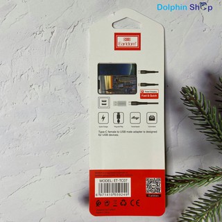 Đầu Chuyển USB Type C to USB 3.0 Earldom TC07