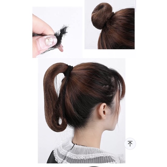 Lưới búi tóc tròn tiếp viên hàng không