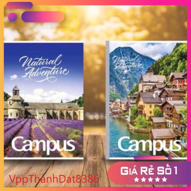 (Sale)  Vở campus 200trang có chấm