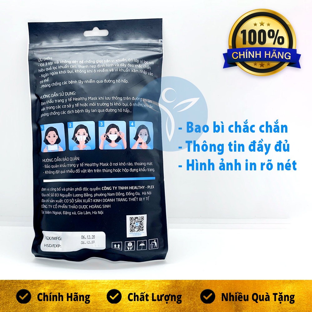 Khẩu trang HEALTHY MASK 4 lớp - Thiết bị y tế loại A