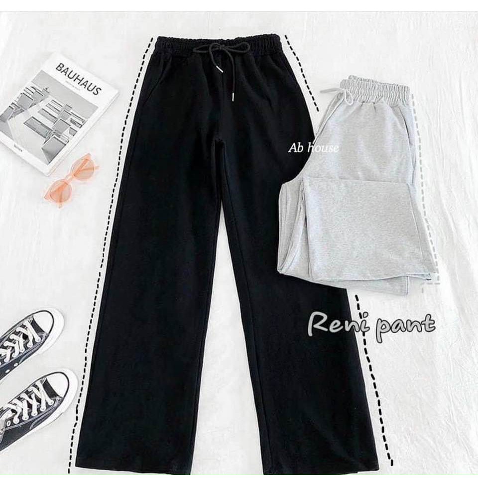 [RẺ VÔ ĐỊCH] Quần Nỉ Ống Rộng Phong Cách Ulzzang Nam Nữ - Quần Culot Unisex