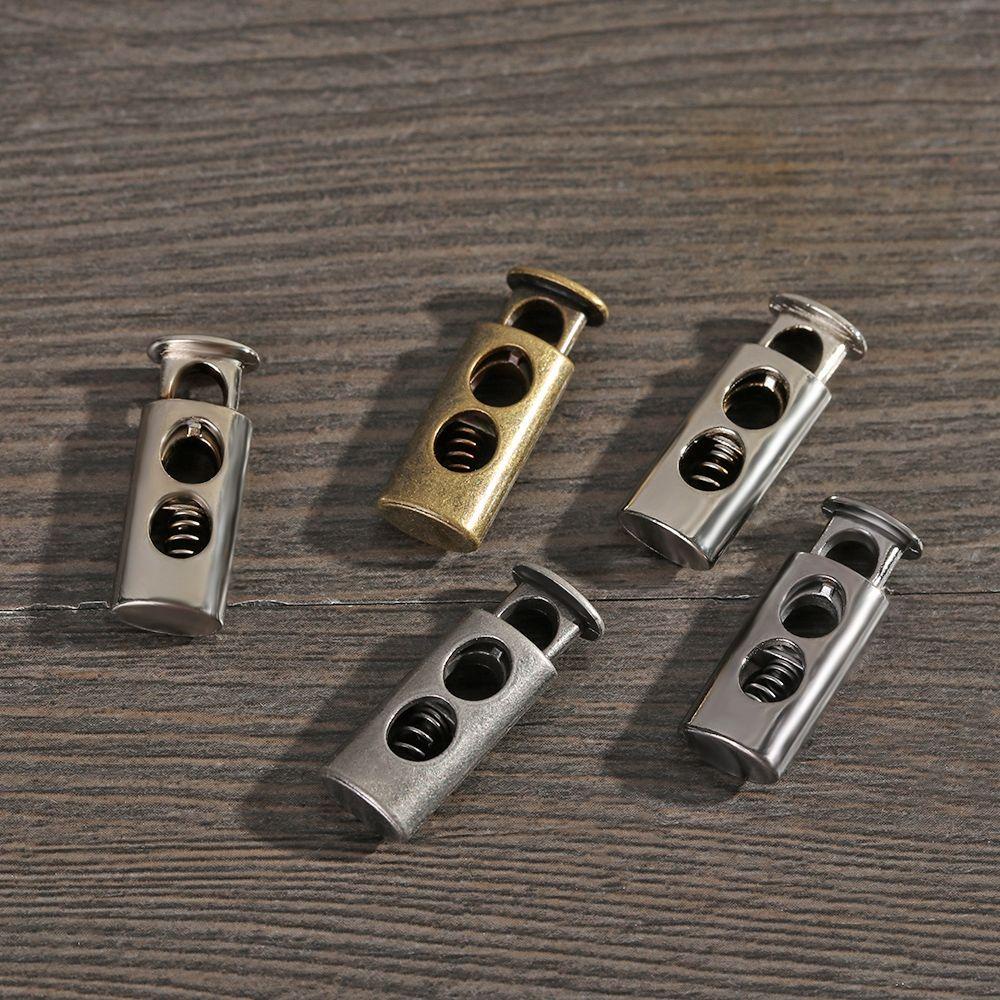 DIACHAVN 10 Nút Chặn Dây Giày Hai Lỗ 26 * 9mm