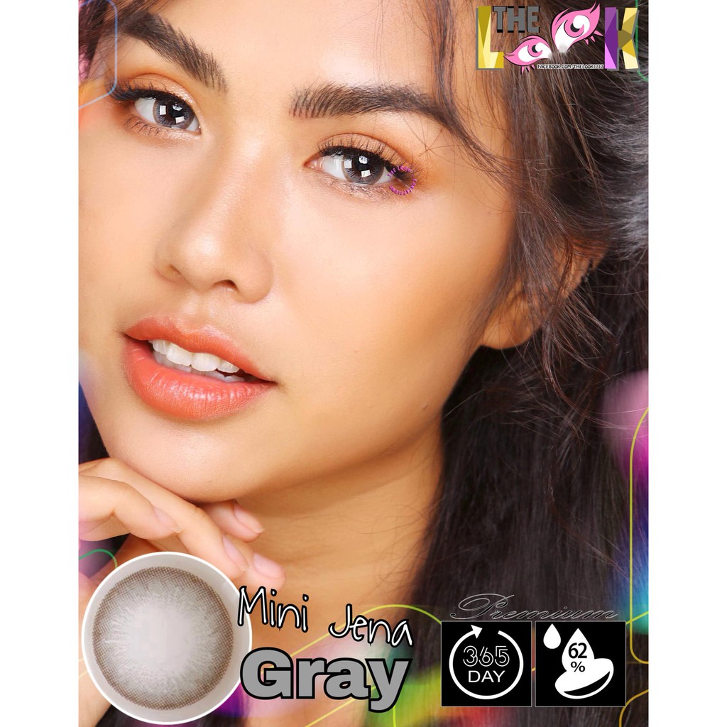 < THE LOOK PRO > CONTACT LENS MÀU GRAY - GIÃN NHẸ - TỰ NHIÊN - CÓ ĐỘ
