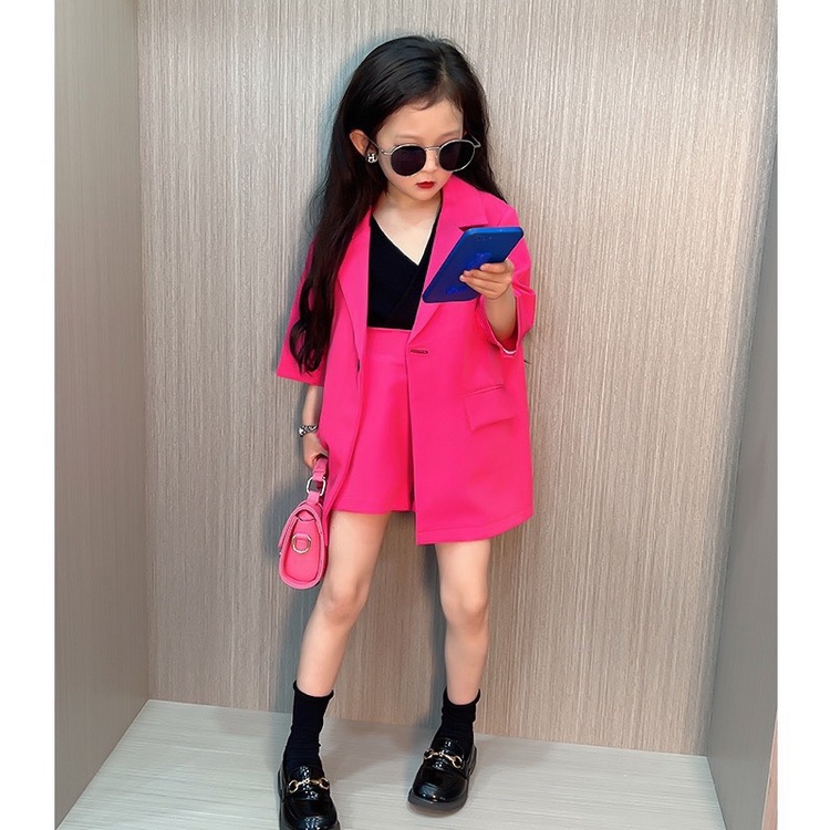 Bộ Vest Hàn Siêu Xinh Cho Bé