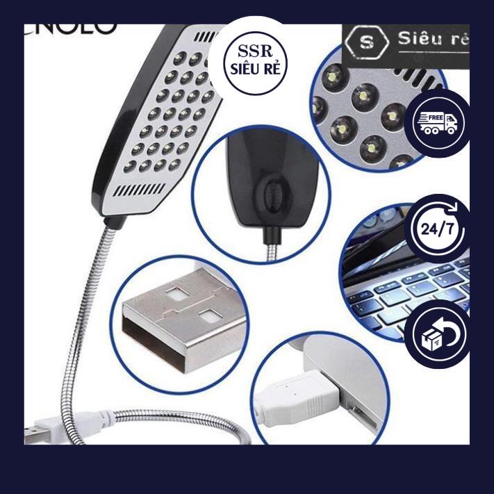 ❤ Đèn Led 28 Bóng Siêu Sáng Để Bàn Nguồn USB Thân Hợp Kim Uốn Dẻo (PD2229)