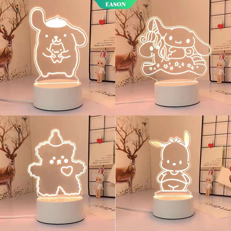 Đèn Ngủ Silicon Hình Mèo Hello Kitty Dễ Thương Dùng Làm Quà Tặng Cho Bé Gái/Bé Gái (Ánh Sáng Ba Màu)