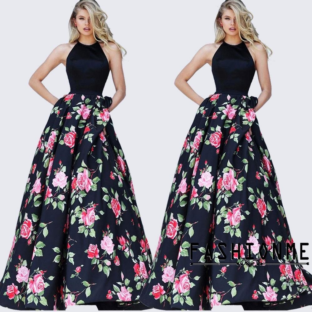 ღ𝓂ℰWomen Sexy Summer Boho Long Maxi Evening Party Dress Beach Dress Chiffon Floral Dresses | BigBuy360 - bigbuy360.vn