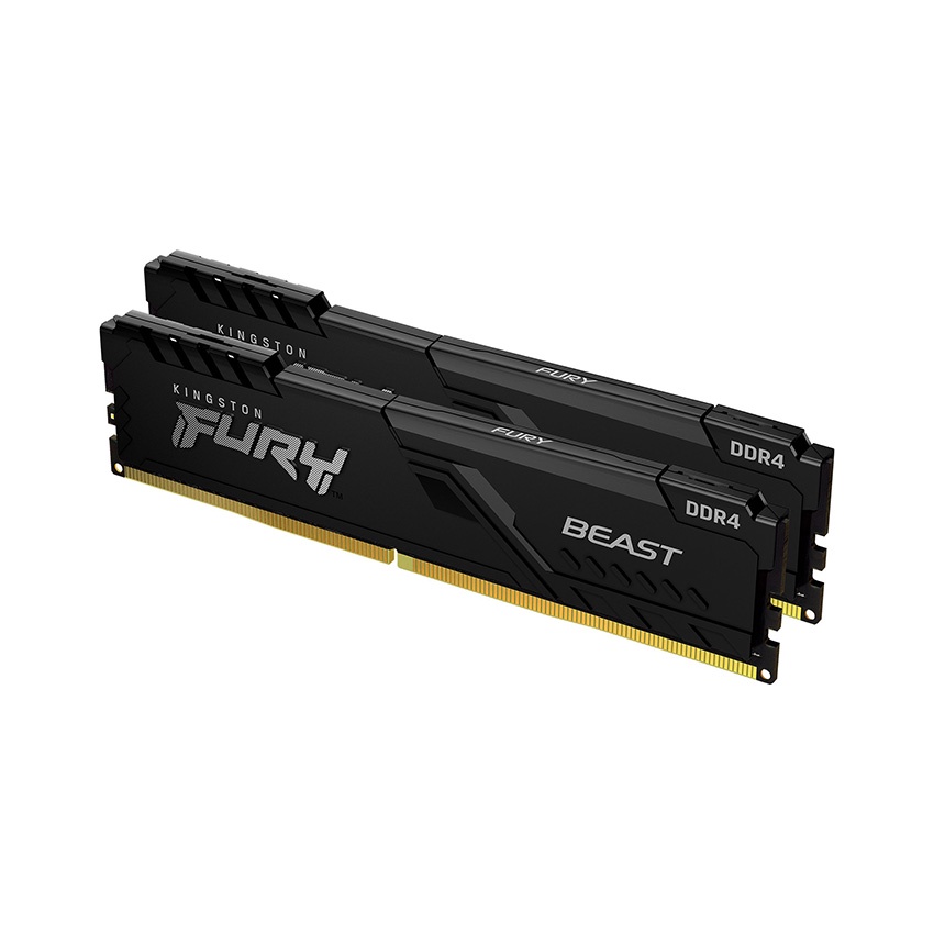 Ram Desktop Kingston Fury Beast (KF436C17BBK2/16) 16GB (2x8GB) DDR4 3600Mhz