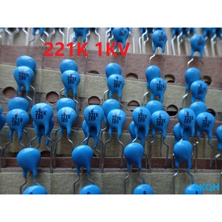 Tụ gốm 221k 1kv tụ xanh 221 - 1kv chính hãng korea