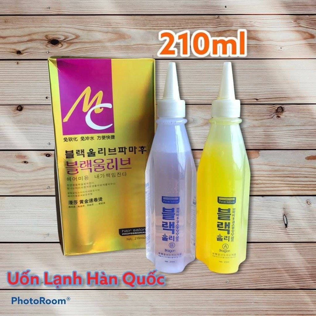 Cặp uốn lạnh hàn quốc Dragon MC 210ml x2