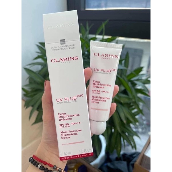 Kem chống nắng Clarins bản mới Rose - Translucent 50ml
