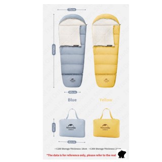 Túi ngủ trẻ em siêu nhẹ naturehike nh21msd01