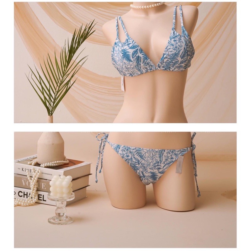 Bikini tam giác 2 mảnh buộc dây quyến rũ sexy, đồ bơi đi biển nữ CiCi