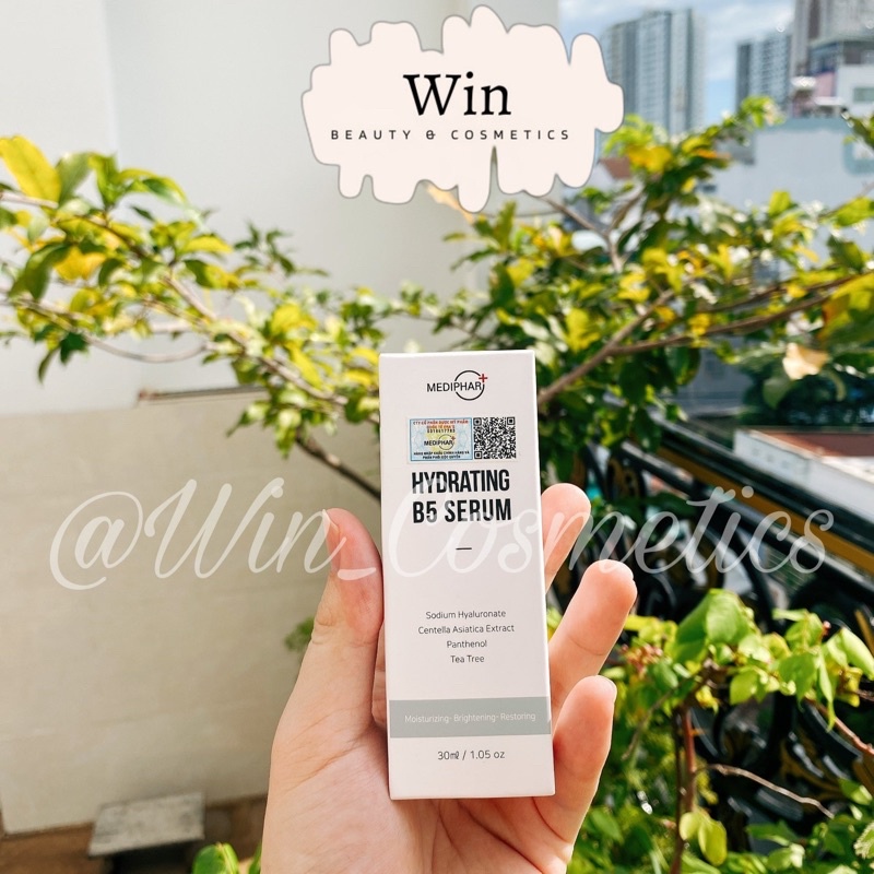 MEDIPHAR + HYDRATING B5 SERUM – TINH CHẤT DƯỠNG ẨM, SÁNG DA VÀ PHỤC HỒI DA