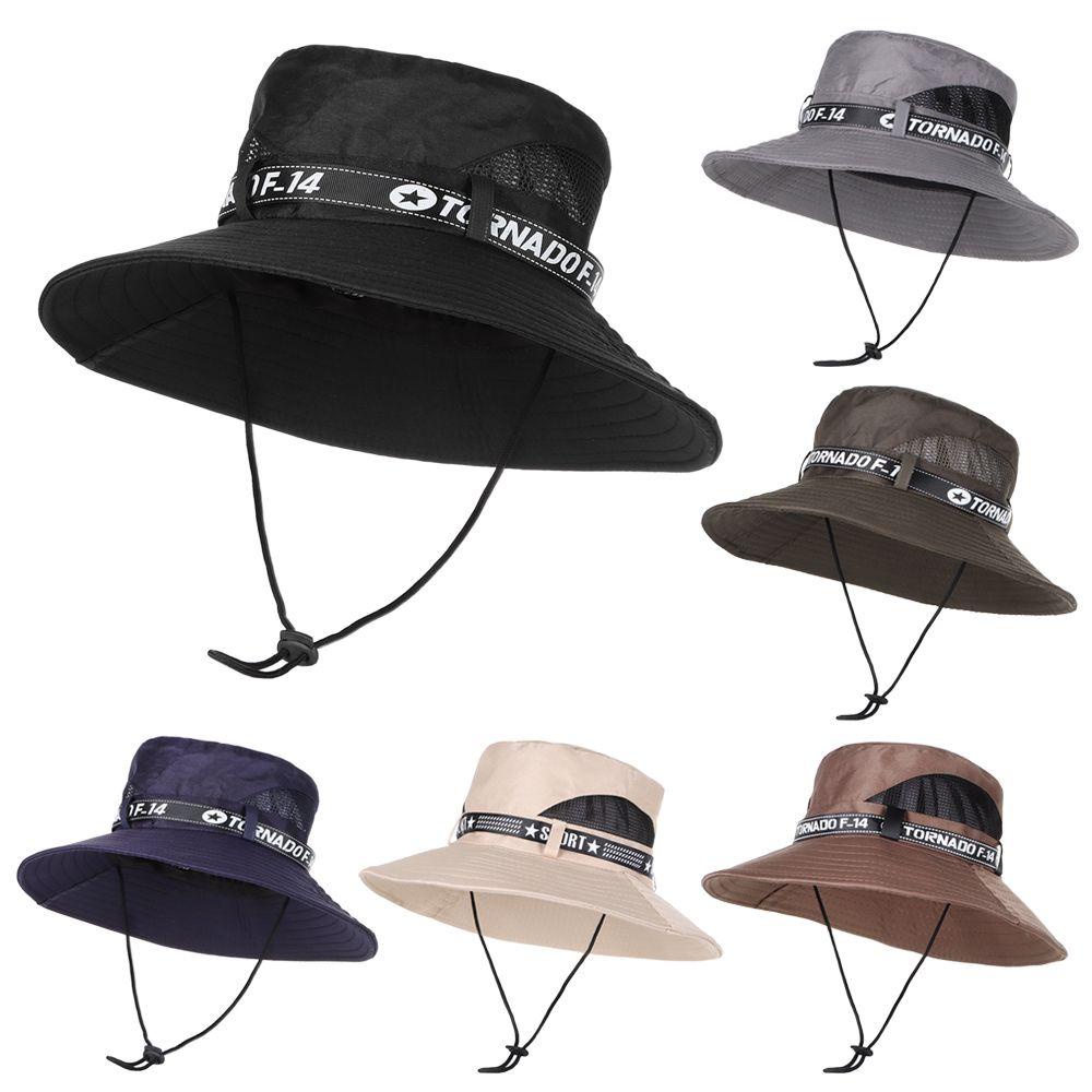 Nón Tai Bèo Chống Nắng Cho Nam Khi Đi Câu Cá / Leo Núi / Cắm Trại
