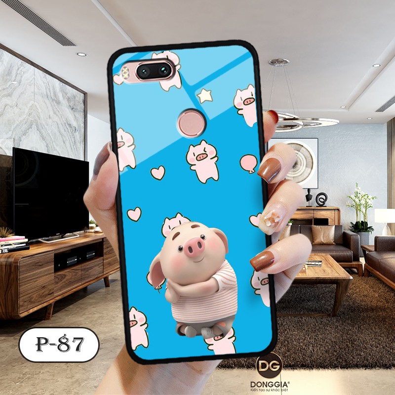 Ốp kính in hình cute Xiaomi Mi A1