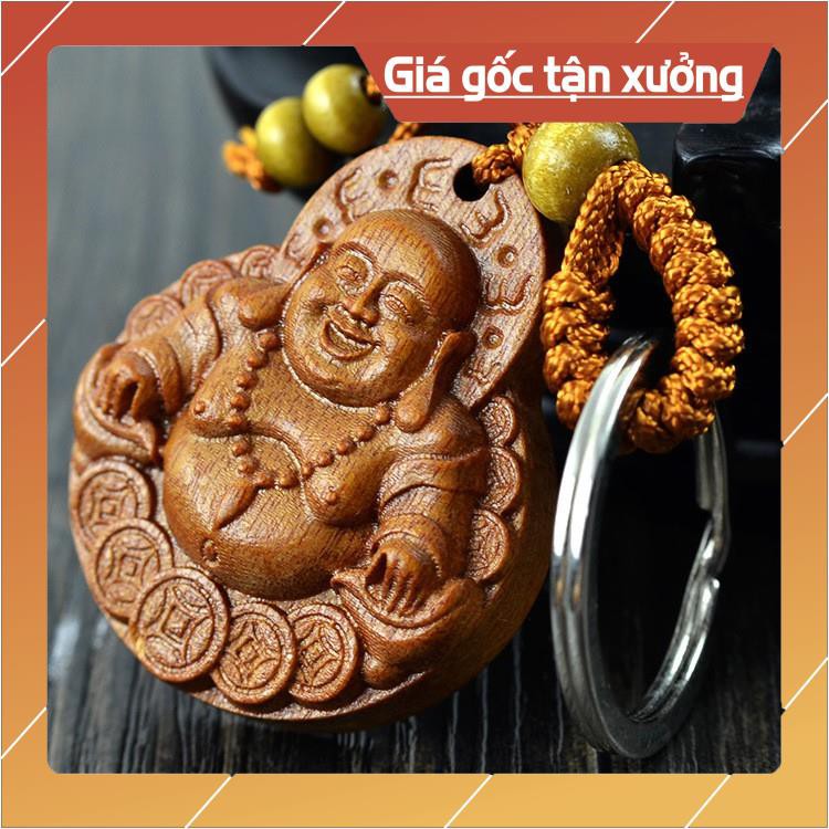 Móc khóa gỗ hình Phật