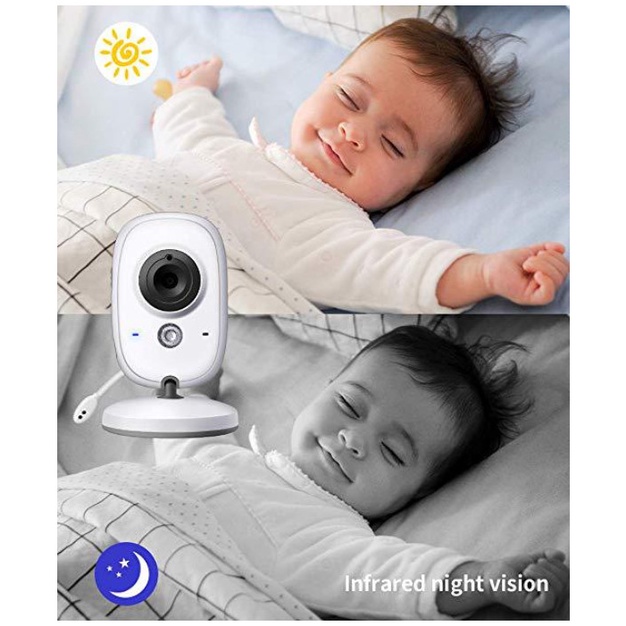 Máy báo khóc trông em bé có màn hình kiêm camera 3.5inch VB603 - The Royal Furniture