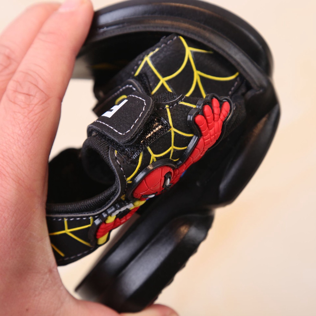 Sandal Spider Man siêu nhân cho bé trai dép quai hậu trẻ em [SDT07]
