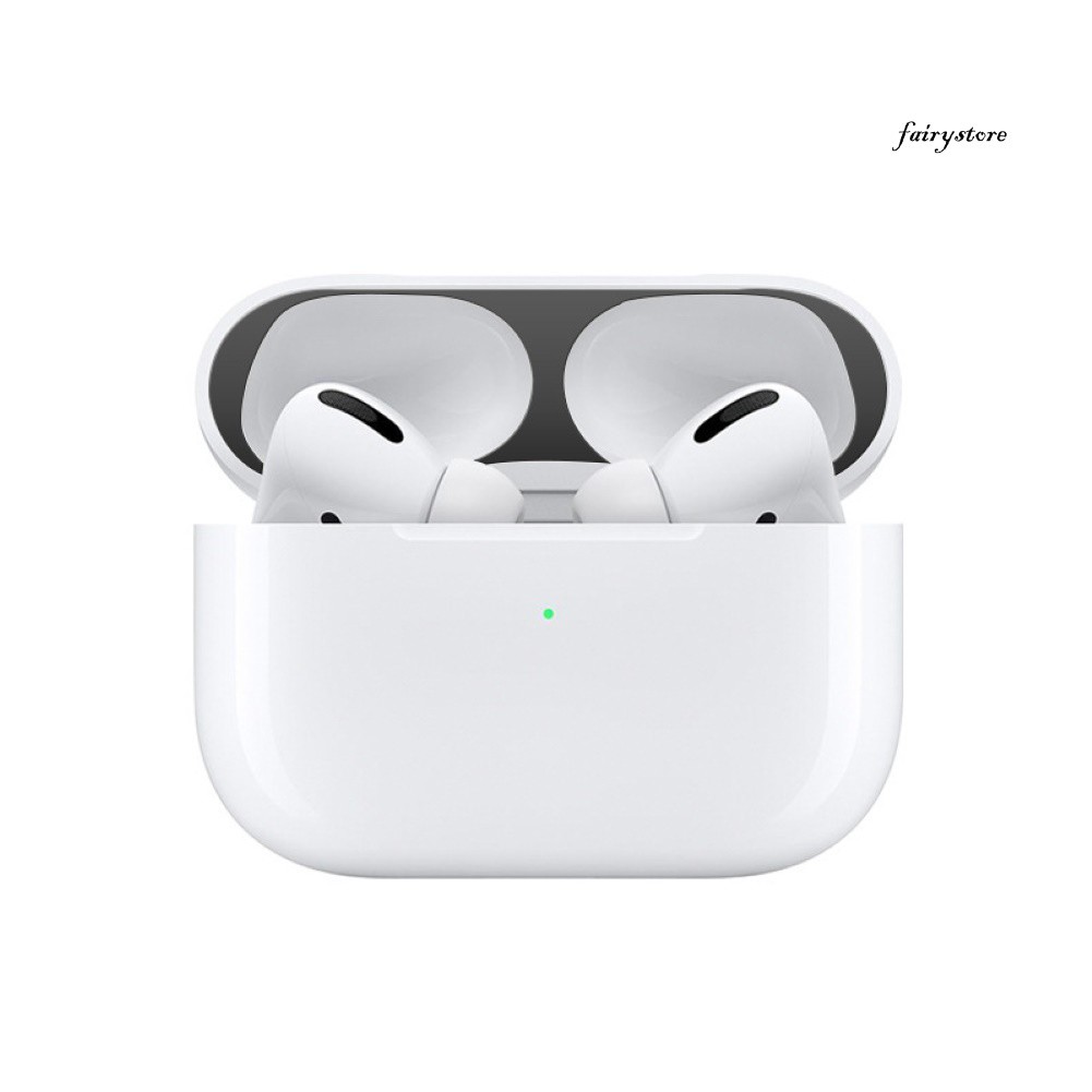 Fs Miếng Dán Bảo Vệ Hộp Sạc Tai Nghe Airpod-s Pro Bằng Kim Loại