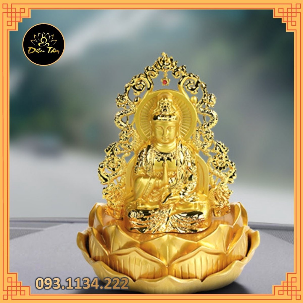 Tượng phật quan âm bồ tát để ô tô