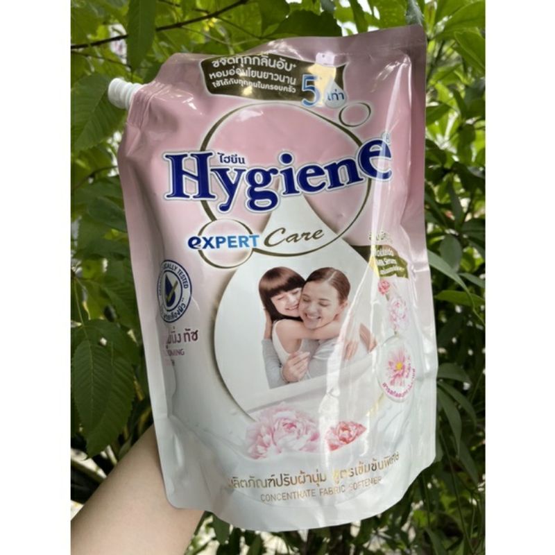 (Sale off) Nước Xả Vải túi HYGIENE Thái Lan Đậm Đặc Siêu Thơm Túi 1300-1400ml