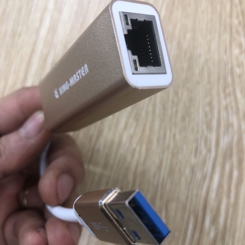 Hub chuyển USB 3.0 sang LAN (RJ45) KINGMASTER KM006 - tốc độ truyền tải 100/1000Mps (nhiều màu) - Nhất Tín Computer