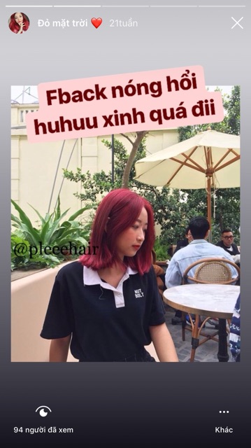 THUỐC NHUỘM TÓC ĐỎ MẶT TRỜI KO CẦN TẨY tặng oxy trợ dưỡng và găng tay | BigBuy360 - bigbuy360.vn