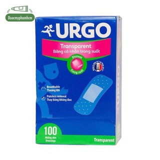 Băng Cá Nhân Trong Suốt Urgo Transparent Assorted 100 Miếng
