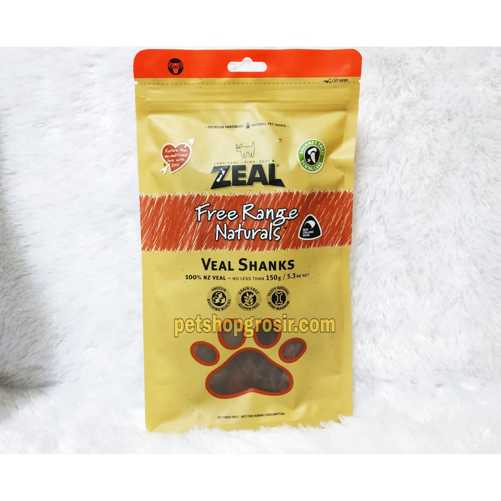 Zeal Treats Free Range Naturalal Shanks 150gr