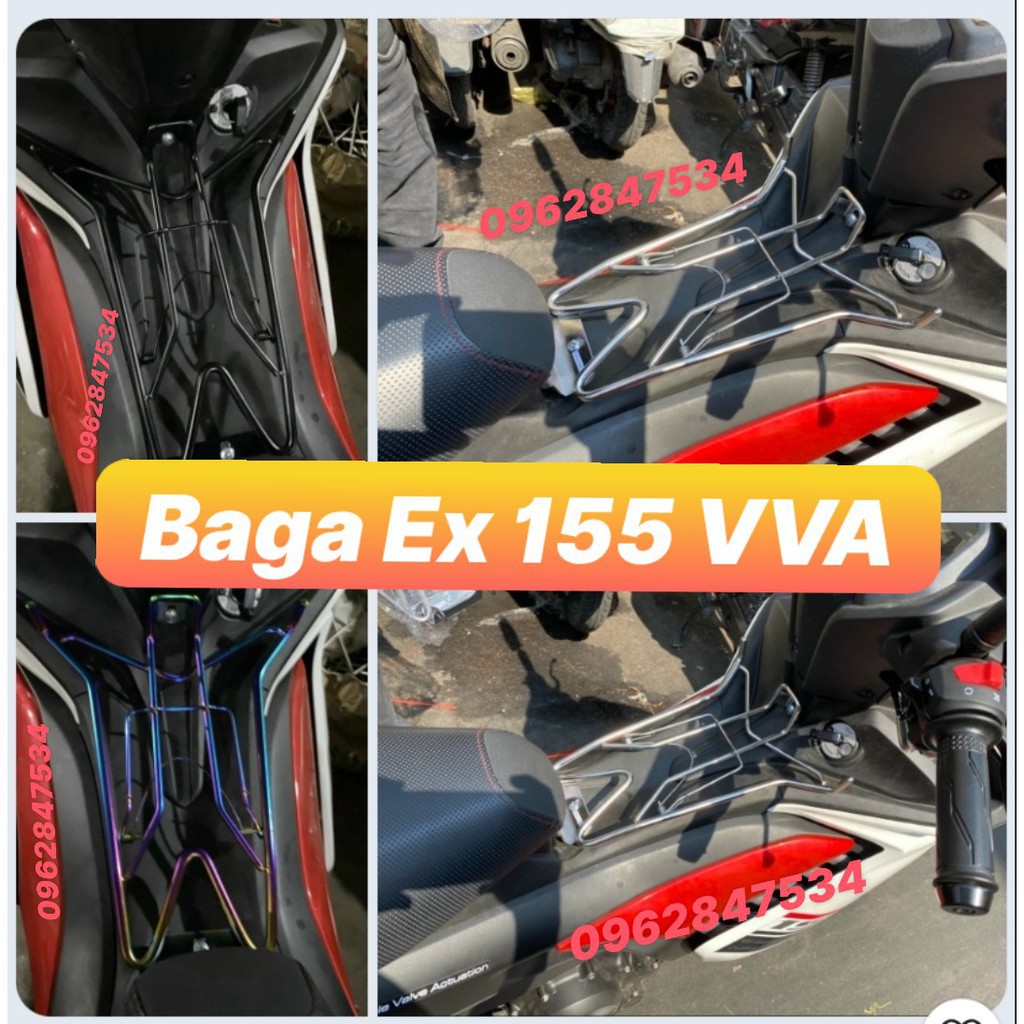 Baga Ex 155 VVA 10 ly lắp như zin không chế - dochoixemay
