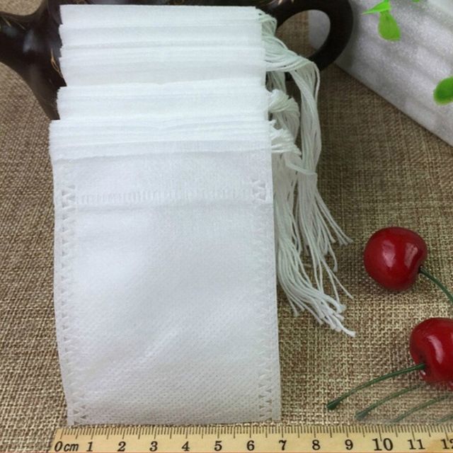 100 túi và không dệt lọc trà đựng kích thước 8x10cm và 8x20cm