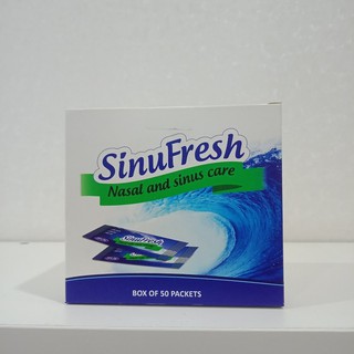 Muối rửa mũi xoang cát linh SinuFresh hộp 50 gói