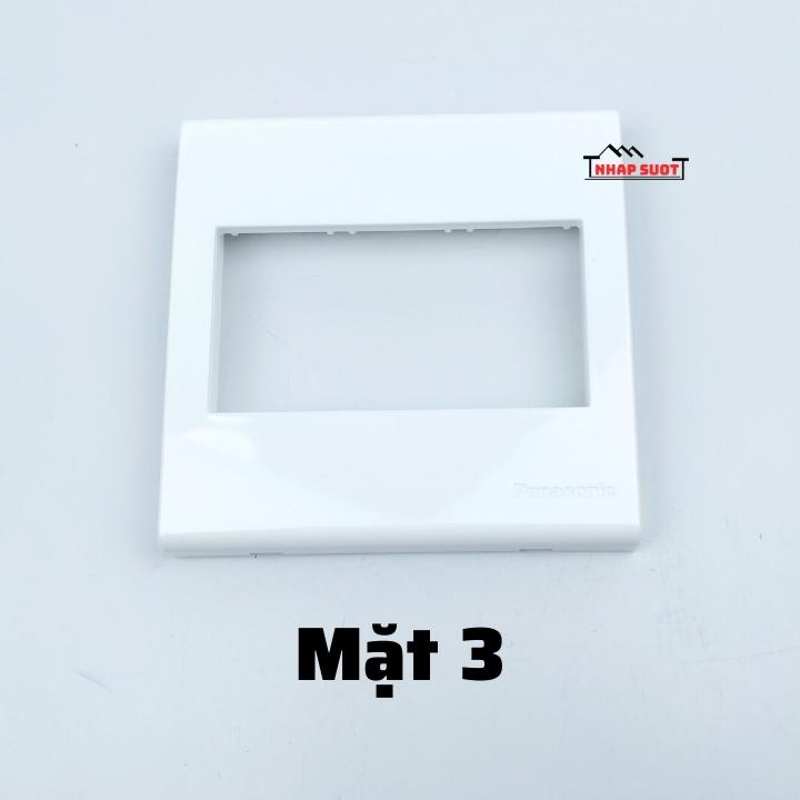 Mặt Vuông PANASONIC Trắng Tuyết Dùng Cho 1,2,3 Thiết Bị Full-Color Wide Series