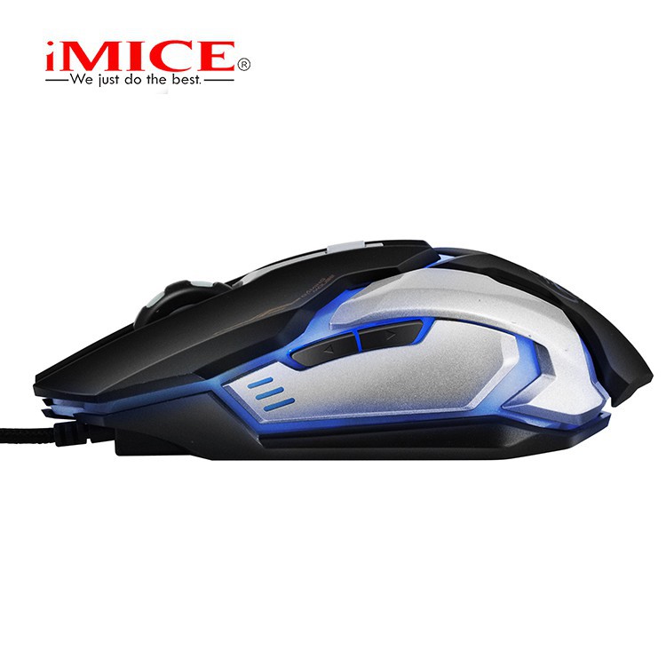 Mouse Gaming IMICE V6 Dây dù - Led 7 màu