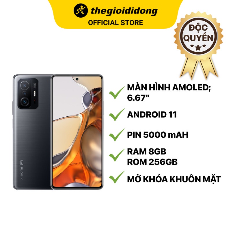 Điện thoại Xiaomi 11T (8G/256GB) màn hình 6.67" AMOLED pin 5000 mAh - Chính hãng BH 24 tháng