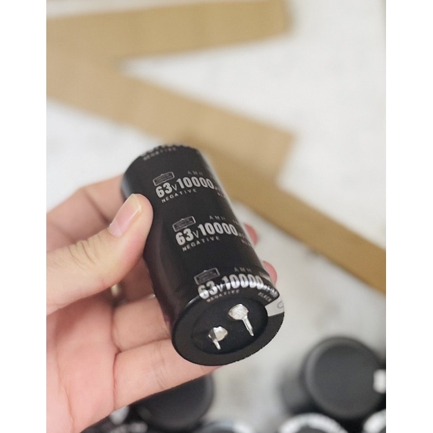 Tụ lọc nguồn amly 10000UF/63V đen