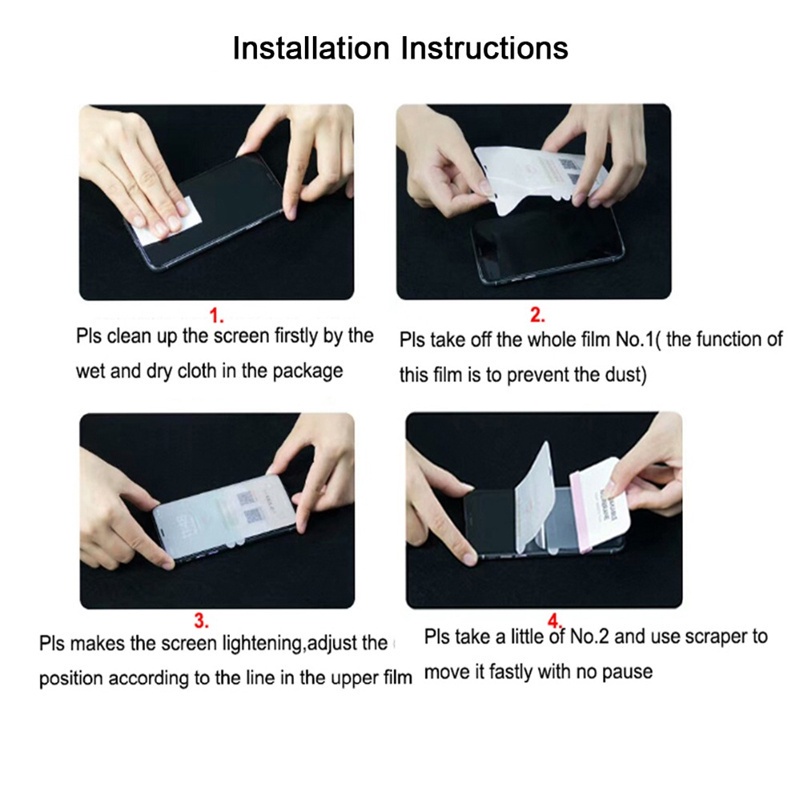 Miếng Dán Hydrogel Vô Hình Siêu Mềm Cho Samsung Galaxy S23 Galaxy S22 Ultra S23 + S21 Plus