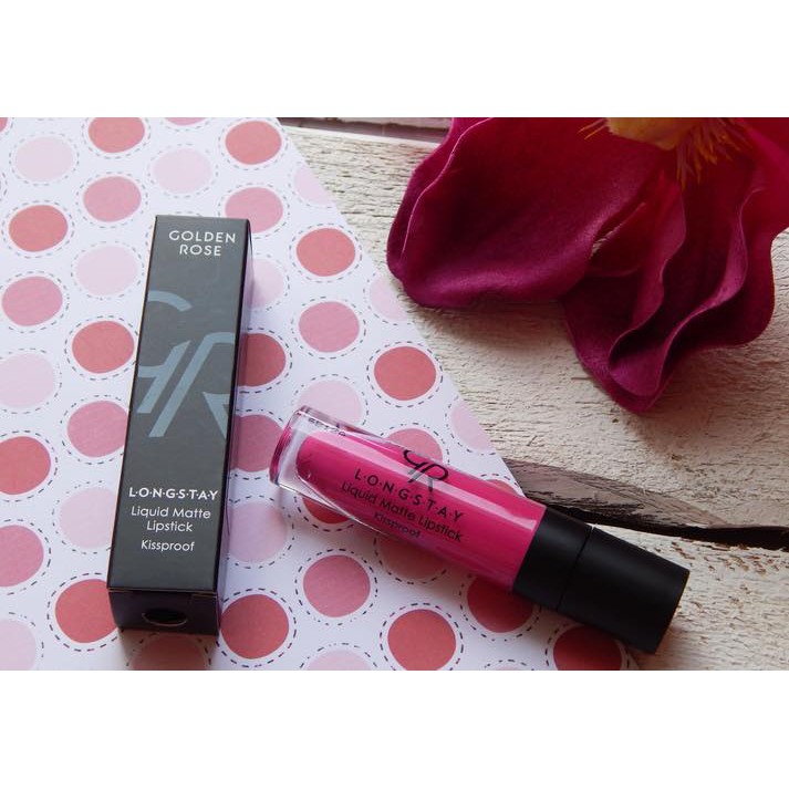 Son Kem Lì Golden Rose Longstay Matte Lipstick 💋💋💋