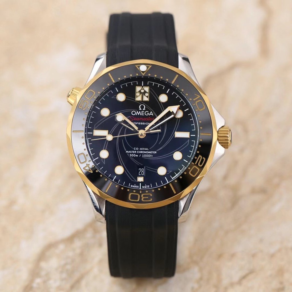 Đồng Hồ Nam OMG SEAMASTER 007, Máy Cơ Automatic TS, Chống Nước 300m Size 42mm [Bảo Hành 18 Tháng - 1 Đổi 1 Trong 15 Ngày