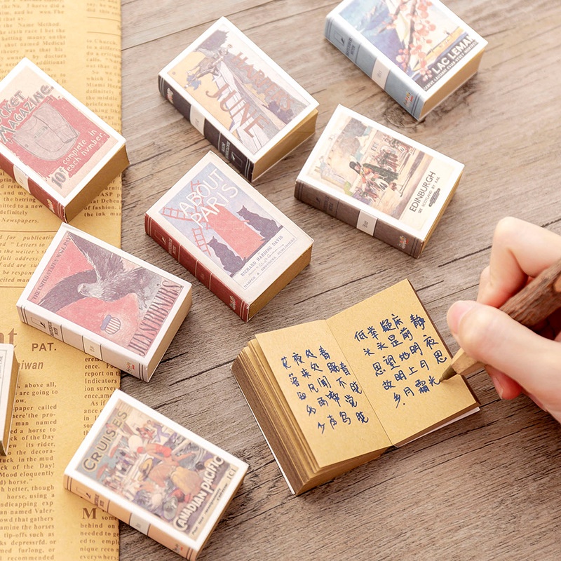 Sổ ghi chú SIÊU MINI phong cách vintage - UniLabel