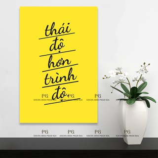 Tranh canvas tạo động lực/ Tranh phẳng tạo động lực, Tranh treo văn phòng tạo động lực - khung hình phạm gia PGĐL1441