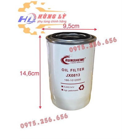 Lọc nhớt JX0813 hãng xin wei lọc nhớt phụ tùng ô tô phụ tùng Hùng Lỳ