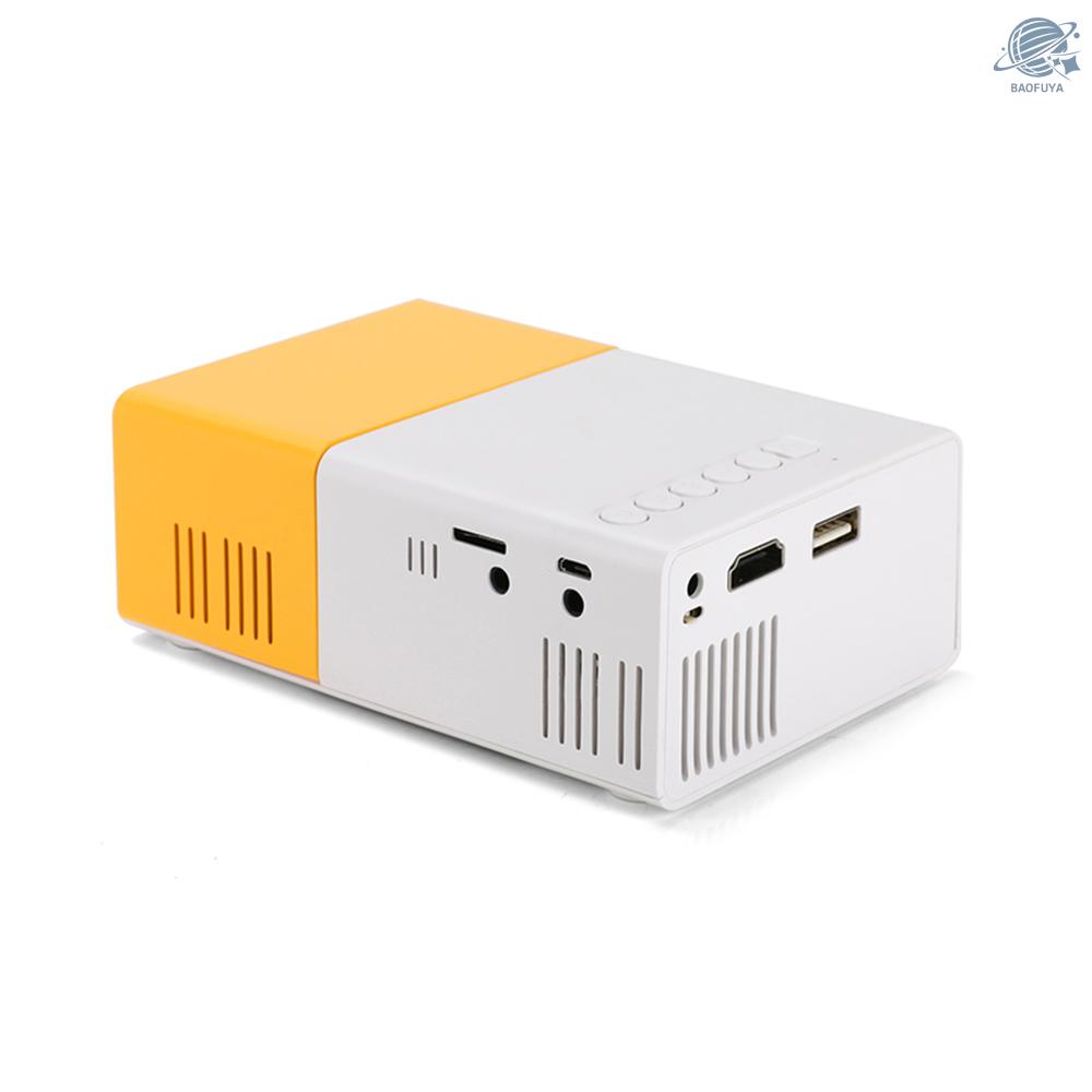 Máy Chiếu Led Mini 720p / 1080p Hỗ Trợ Hd / Av / Usb / 3.5mm Tiện Dụng