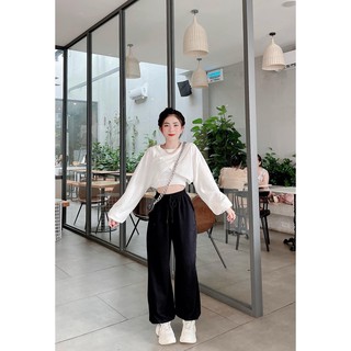 💯☀️SET QUẦN JOGGER TRƠN+ SET ÁO 2 MÓN ĐẮP CHÉO