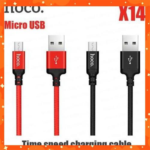 Cáp Hoco X14 Cáp Dài Cáp Hoco X14✓Cổng Micro USB✓ Sạc Dòng Máy Android Chính Hãng