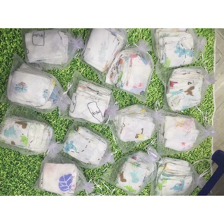 Set 10 khăn sữa aden túi lưới