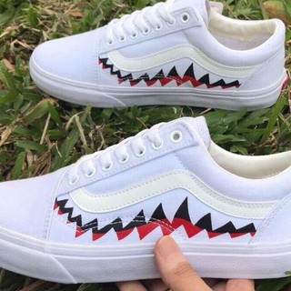 [F⚡️ASH SALE] [FLASH SALE] Giày VANS cá mập trắng