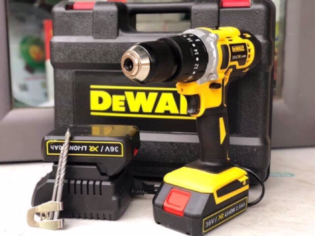 KHOAN PIN DEWALT 36V 3 Chế Độ Có Búa Made In USA